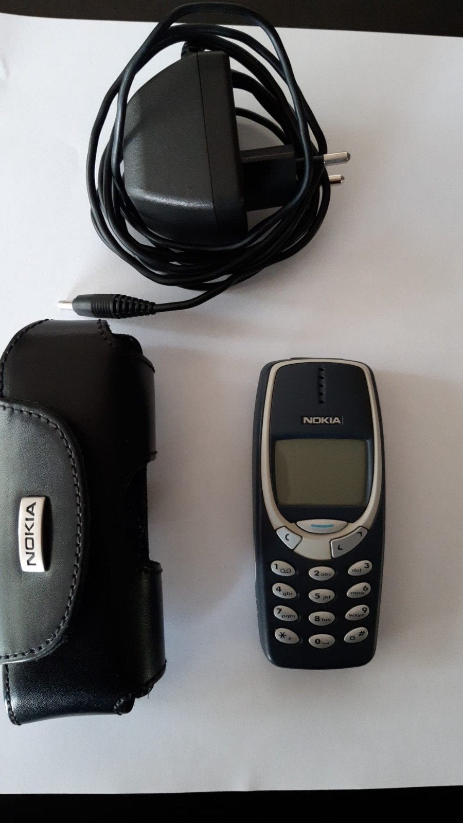 Nokia 3310 met oplader en tasje, Telecommunicatie, Ophalen, Gebruikt, Geen camera, Zwart