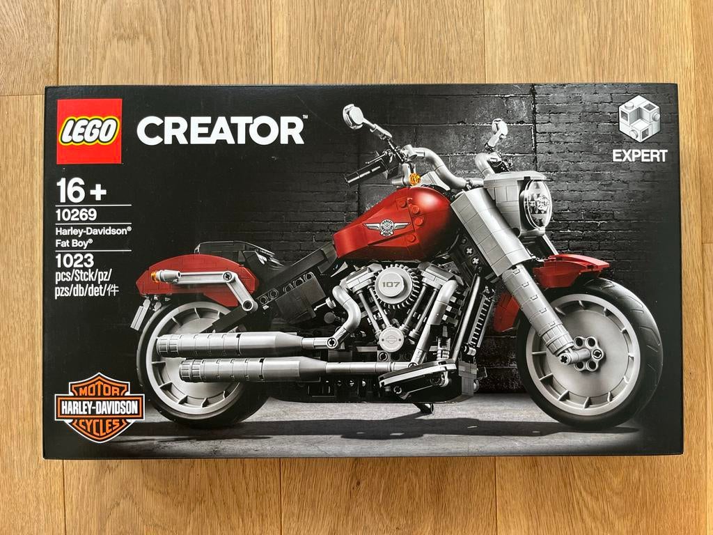 LEGO Creator Expert 10269 Harley-Davidson Fat Boy Nieuwstaat, Kinderen en Baby's, Ophalen of Verzenden, Nieuw, Overige merken