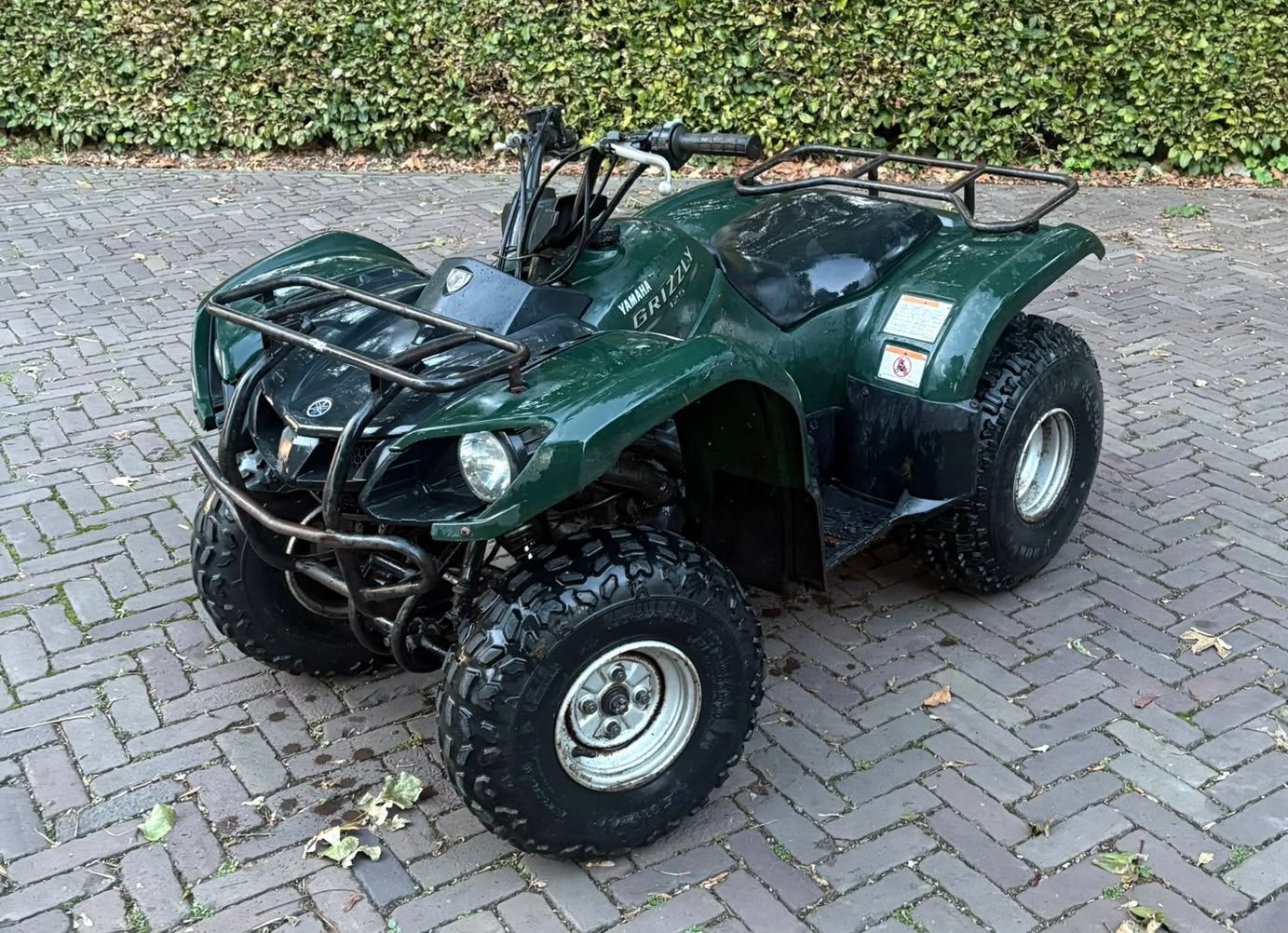 Yamaha grizzly 125, Gebruikt