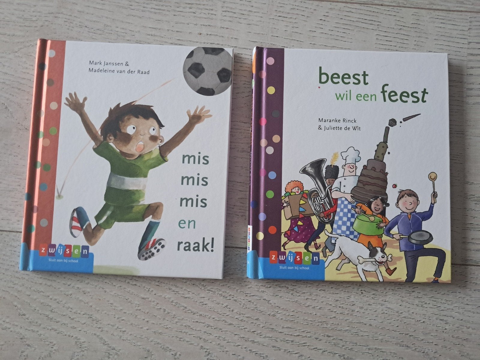 AVI M3 Boek: Mis mis mis en raak!, Ophalen, Zo goed als nieuw, Fictie algemeen