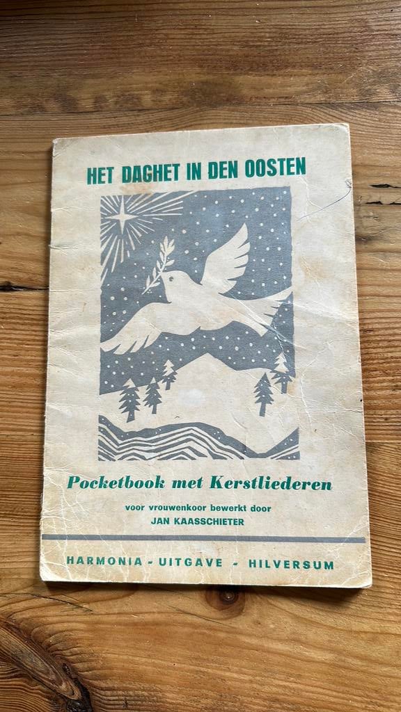 Pocketbook met kerstliederen, Muziek en Instrumenten, Klassiek, Ophalen of Verzenden, Zo goed als nieuw, Koor