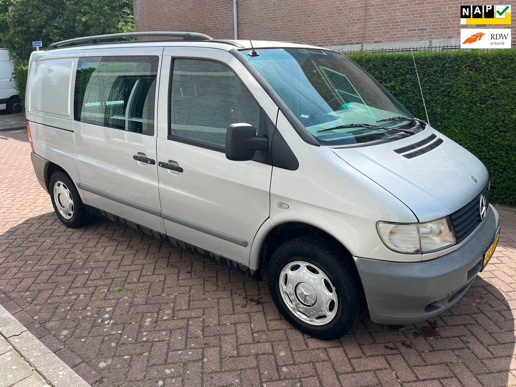 Mercedes-Benz Vito 108 CDI Amigo|ROLSTOELBUS| ROLSTOEL LIFT|, Voorwielaandrijving, Stof, Gebruikt, Zwart