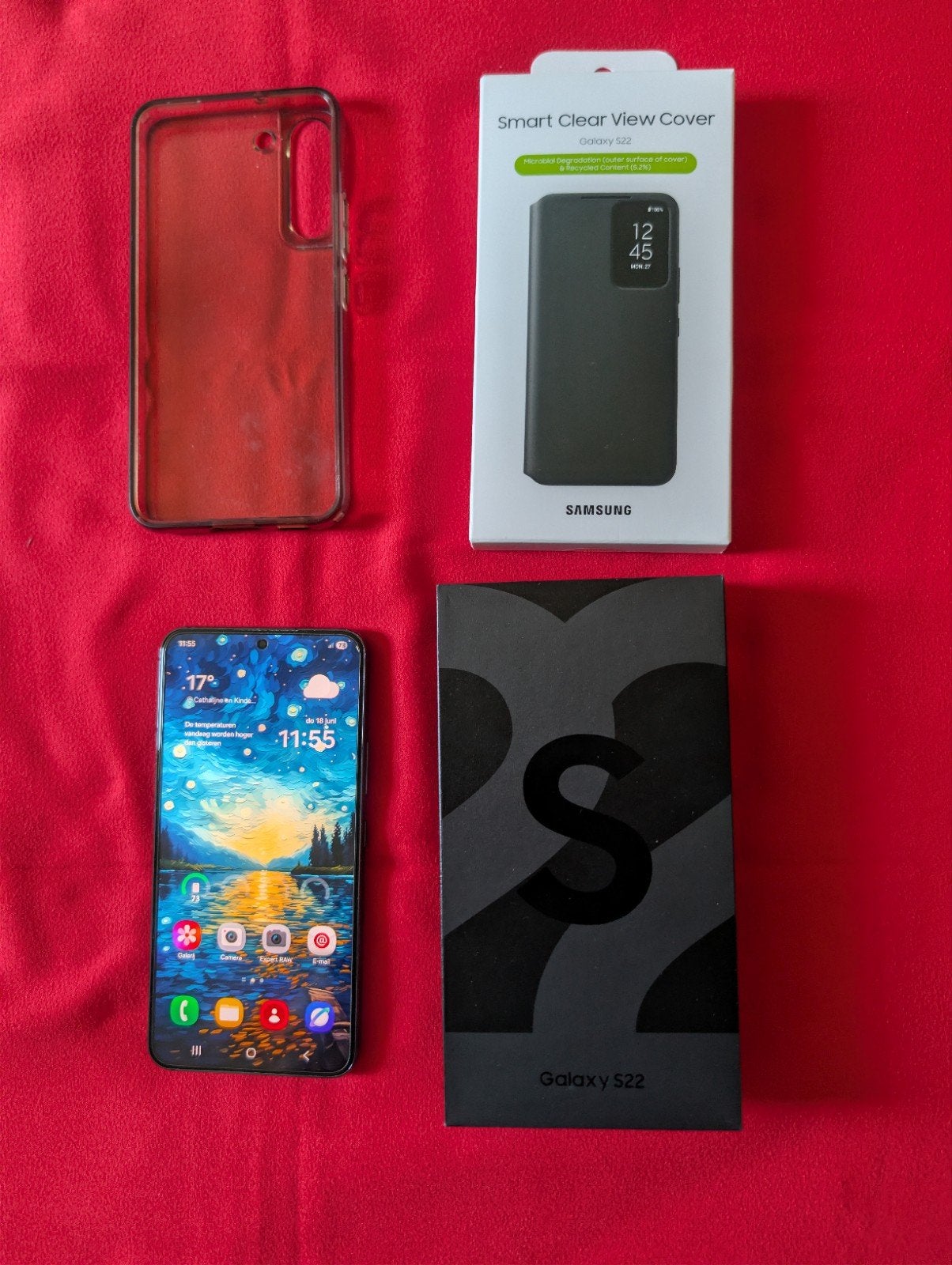 Samsung Galaxy S22 128GB Zwart, Zwart, Touchscreen, Ophalen of Verzenden, Zo goed als nieuw