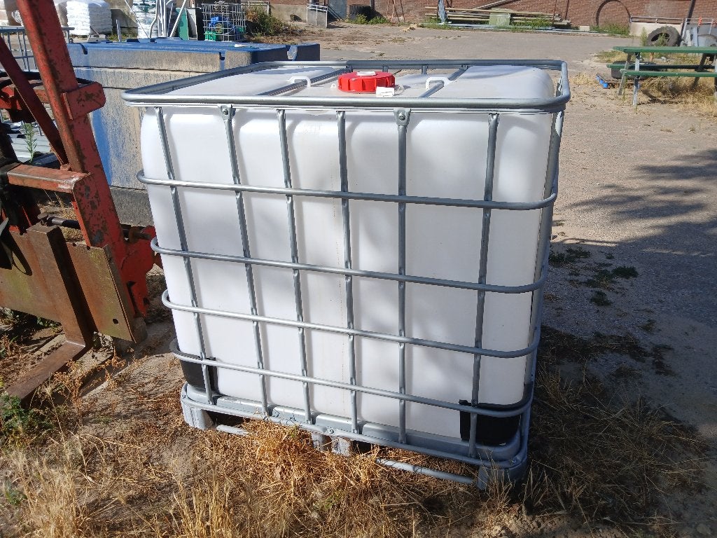 IBC waterbak wateropslag slowfeeders houtopslag kratten, Tuin en Terras, 150 liter of meer, Ophalen of Verzenden, Zo goed als nieuw