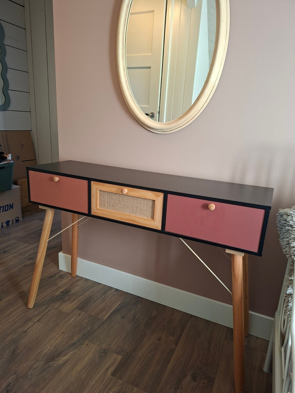 Wandtafel/ Sidetable/ Makeuptafel zo goed als nieuw, Huis en Inrichting, Ophalen, 50 tot 100 cm, Zo goed als nieuw, Minder dan 100 cm