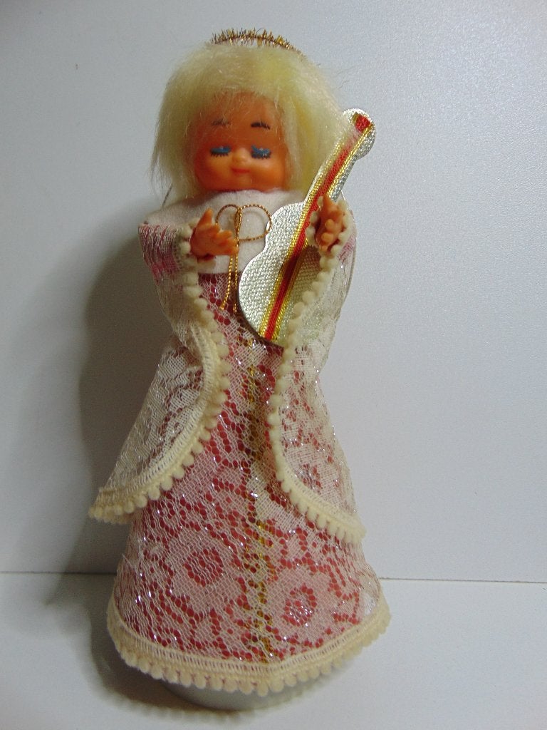 kerst vintage engeltje met muziek Japan  25 cm, Ophalen of Verzenden, Gebruikt