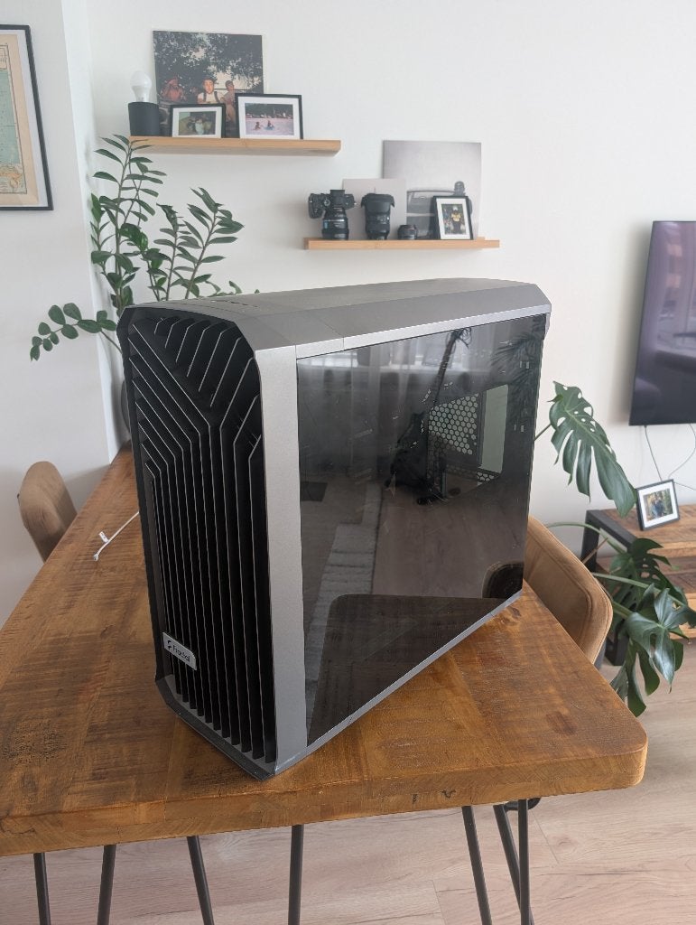 Fractal Design Torrent - Gray TG Light Tint, Computers en Software, Computerbehuizingen, Gebruikt, Ophalen