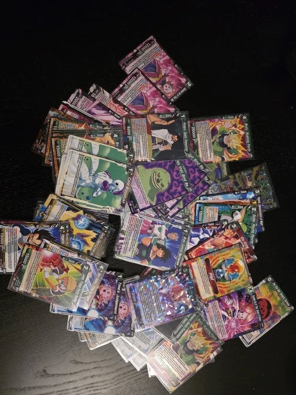 Dragonball super card game kaarten -- Dragonball Z, Ophalen of Verzenden, Zo goed als nieuw, Meerdere kaarten