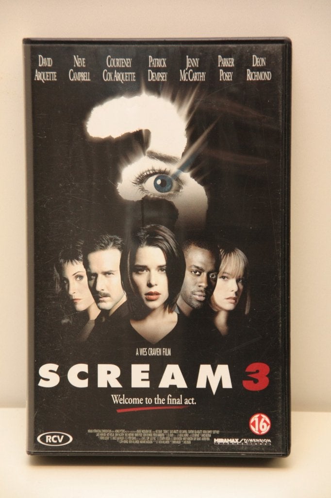 VHS Videoband - Scream 3 - thriller, Nederlands ondertiteld, Vanaf 16 jaar, Overige genres, Ophalen of Verzenden