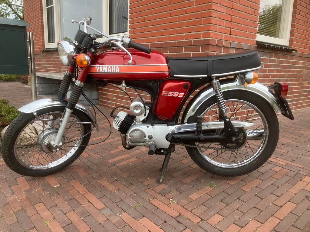 Yamaha fs1 look 378 1974 met kenteken, Fietsen en Brommers, Brommers | Oldtimers, Ophalen, Yamaha