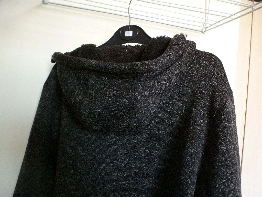 LIFE LINE winter lang 95 cm vest teddy L -GRATIS zend, Verzenden, Zo goed als nieuw, Maat 52/54 (L), Grijs