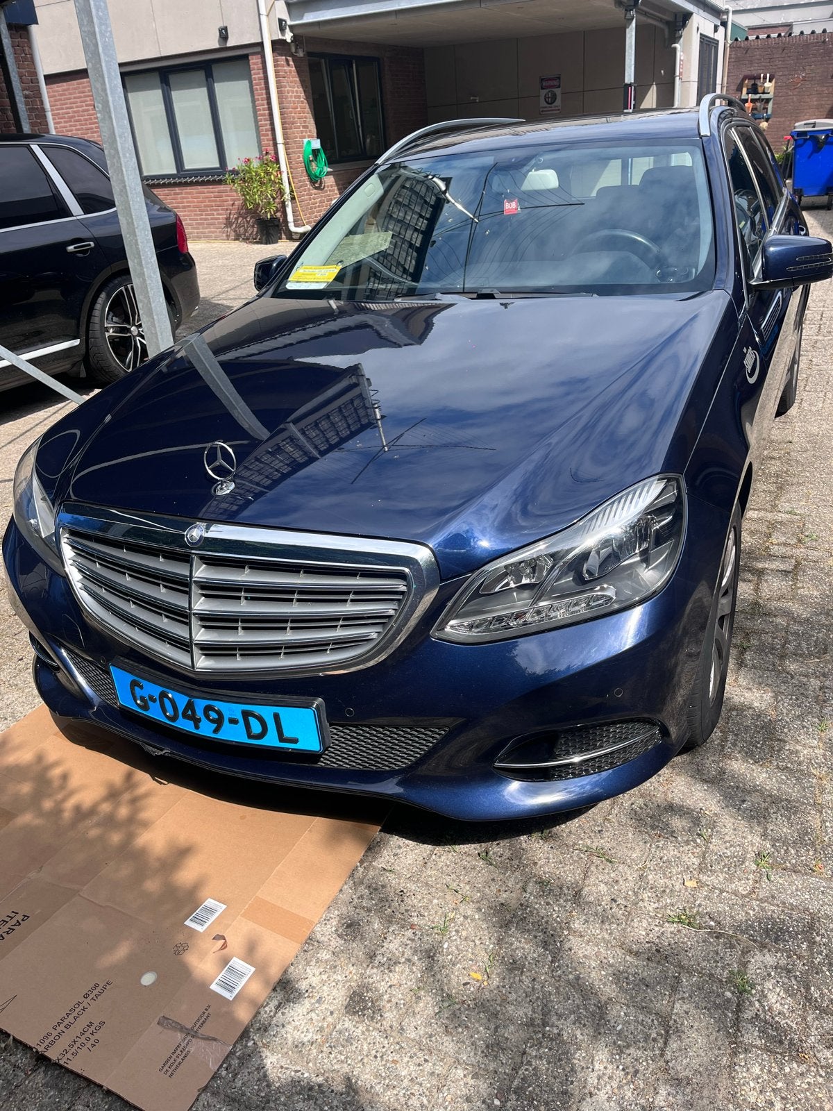 Mercedes-Benz E-Klasse 2.2 CDI E200 Estate AUT 2015 Blauw, Auto's, Mercedes-Benz, Blauw, Stationwagon, Diesel, Particulier