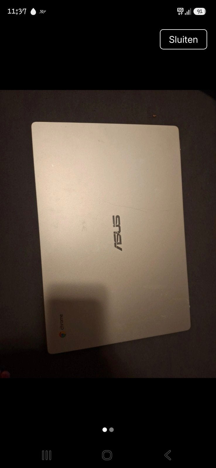 Asus chromebook, Ophalen of Verzenden, Gebruikt, 32 GB of minder, 4 GB of minder