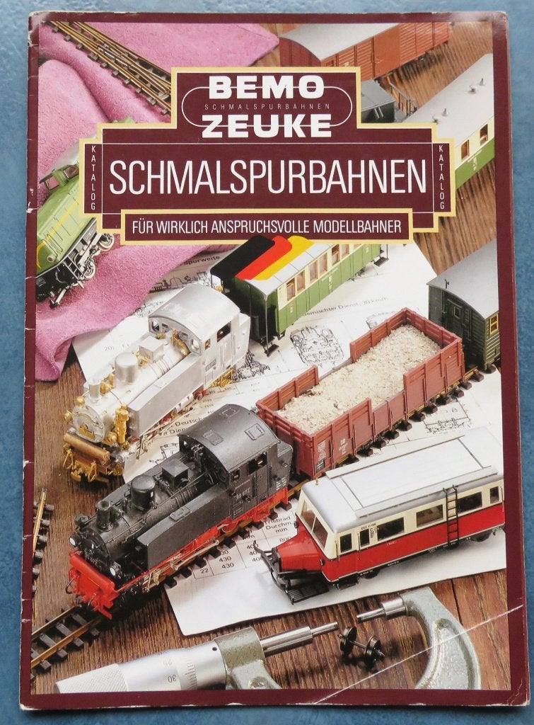 Bemo / Zeuke catalogus Schmalspurbahnen, Overige merken, Gebruikt, Gelijkstroom of Wisselstroom, Boek, Tijdschrift of Catalogus