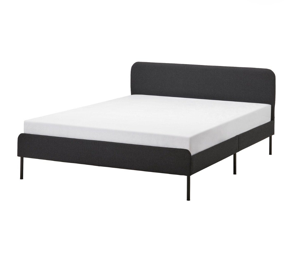 Slattum ikea Tweepersoonsbed 140/200  blauw, Ophalen, Blauw, Tweepersoons, 140 cm