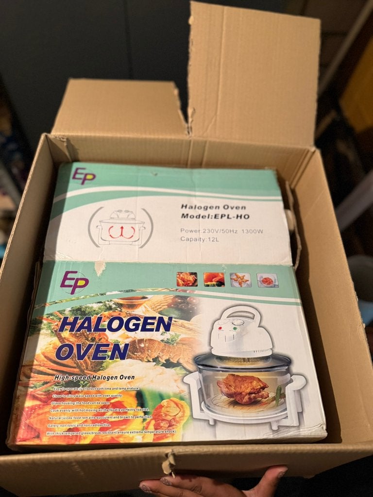 Halogeen Oven EP Model EPL-HO - 12L / 1300W (In Doos), Ophalen, Minder dan 45 cm, Overige merken, Halogeenoven