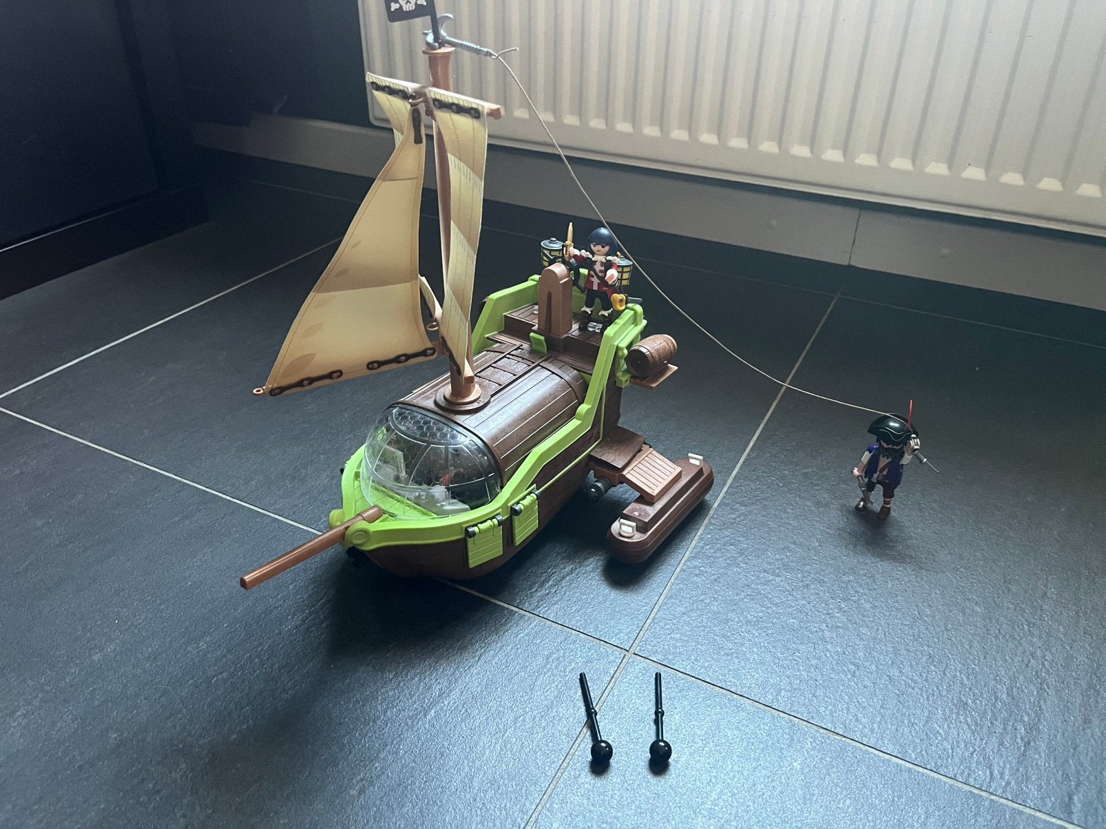 Playmobil Galjoen Kameleon – 9000 - z.g.a.n (incl. doos), Complete set, Ophalen of Verzenden, Zo goed als nieuw, Boot/Schip