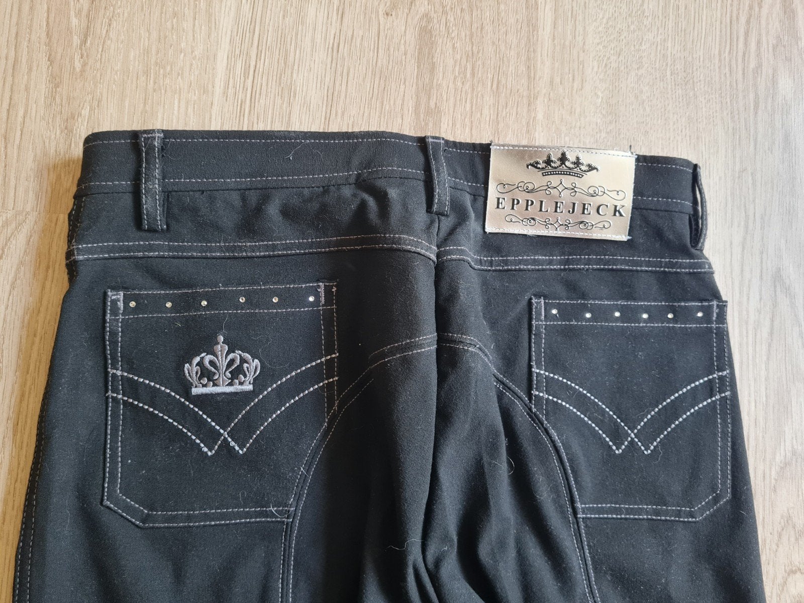 Paardrijbroek Epplejeck Nieuw!!, Maat 38/40 (M), Epplejeck, Zwart, Overige typen