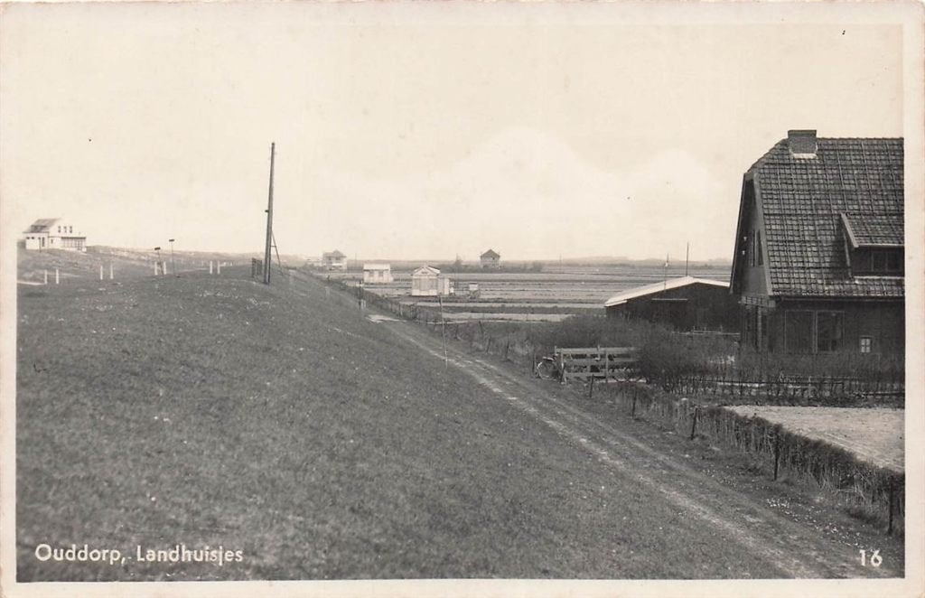 703-049-001 Ouddorp Landhuisjes, Ophalen of Verzenden, Voor 1920, Zuid-Holland