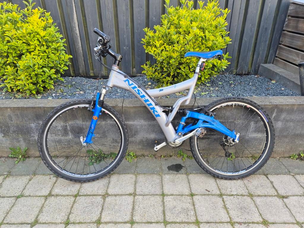Nishiki mountainbike, Fully, Ophalen of Verzenden, Zo goed als nieuw, Overige merken