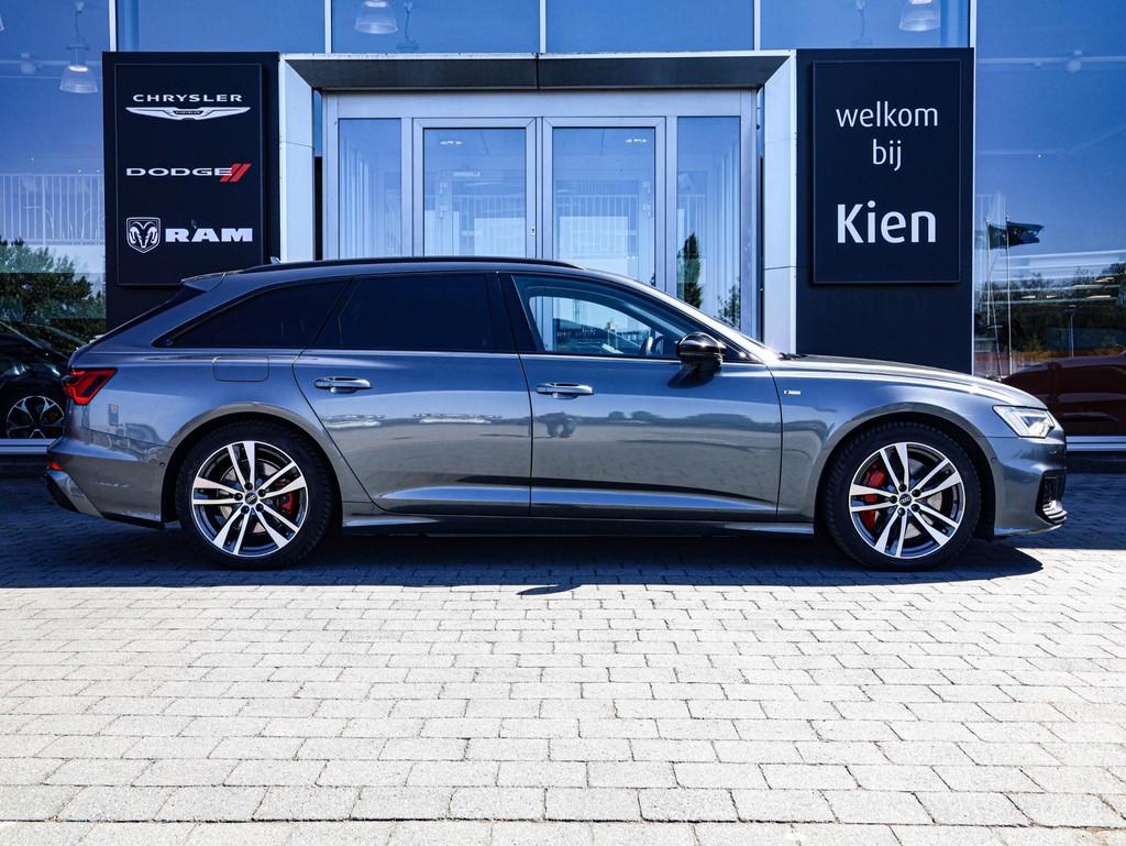 Audi A6 Avant 55 TFSI e quattro Competition | Leer | Stoelve, Auto's, Audi, Automaat, Gebruikt, 4 cilinders, Plug-in hybride