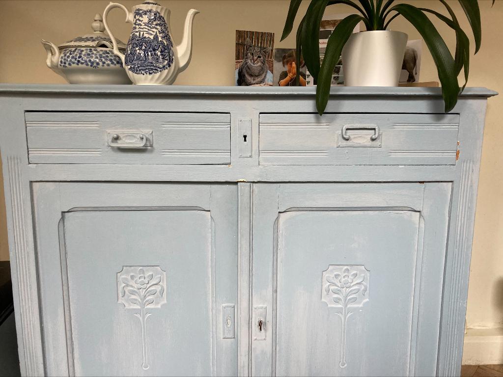 brocante kast, Ophalen, Gebruikt