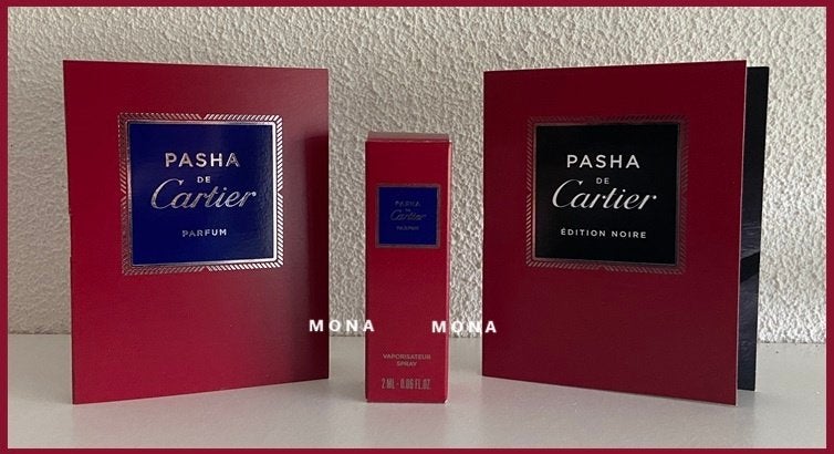 Pasha set 3 parfum samples proefjes testers monsters, Verzenden, Nieuw