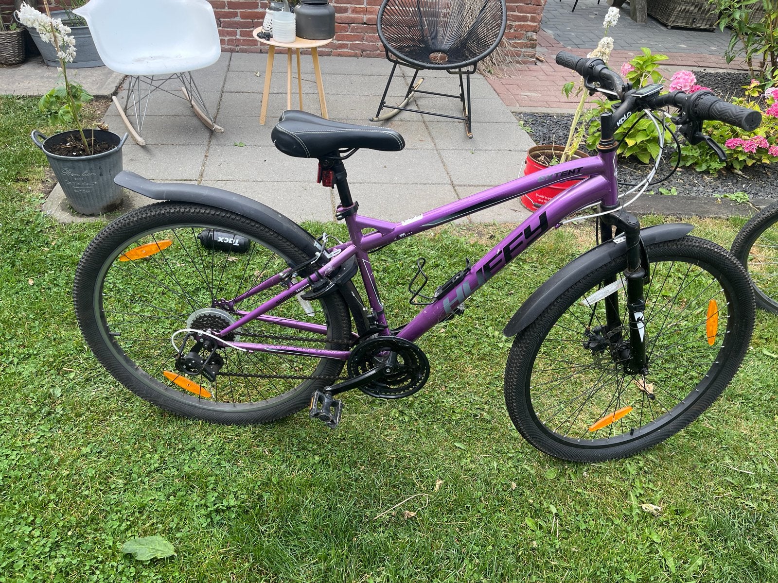 Huffy Meisjesfiets 24 inch - Paars, Gebruikt, Dames, Ophalen, Overige merken
