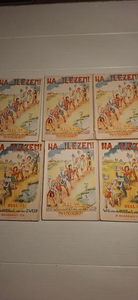 Ha...! Lezen! Deel 2a,3a,3b,4b,5a,5b WG vd Hulst L.vd Zweep, Ophalen of Verzenden
