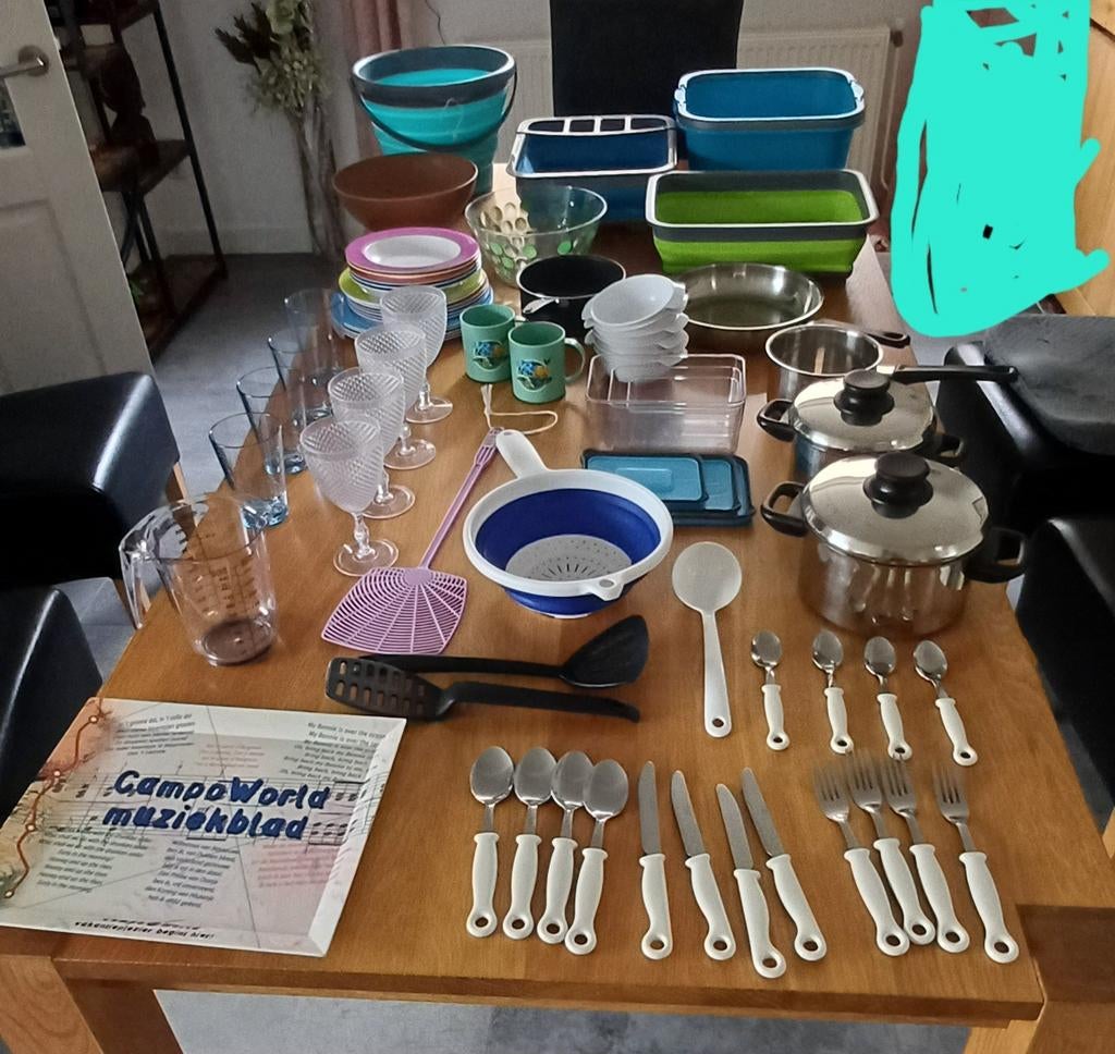 Kampeer spullen. Apart te koop of alles in 1., Caravans en Kamperen, Ophalen of Verzenden, Gebruikt