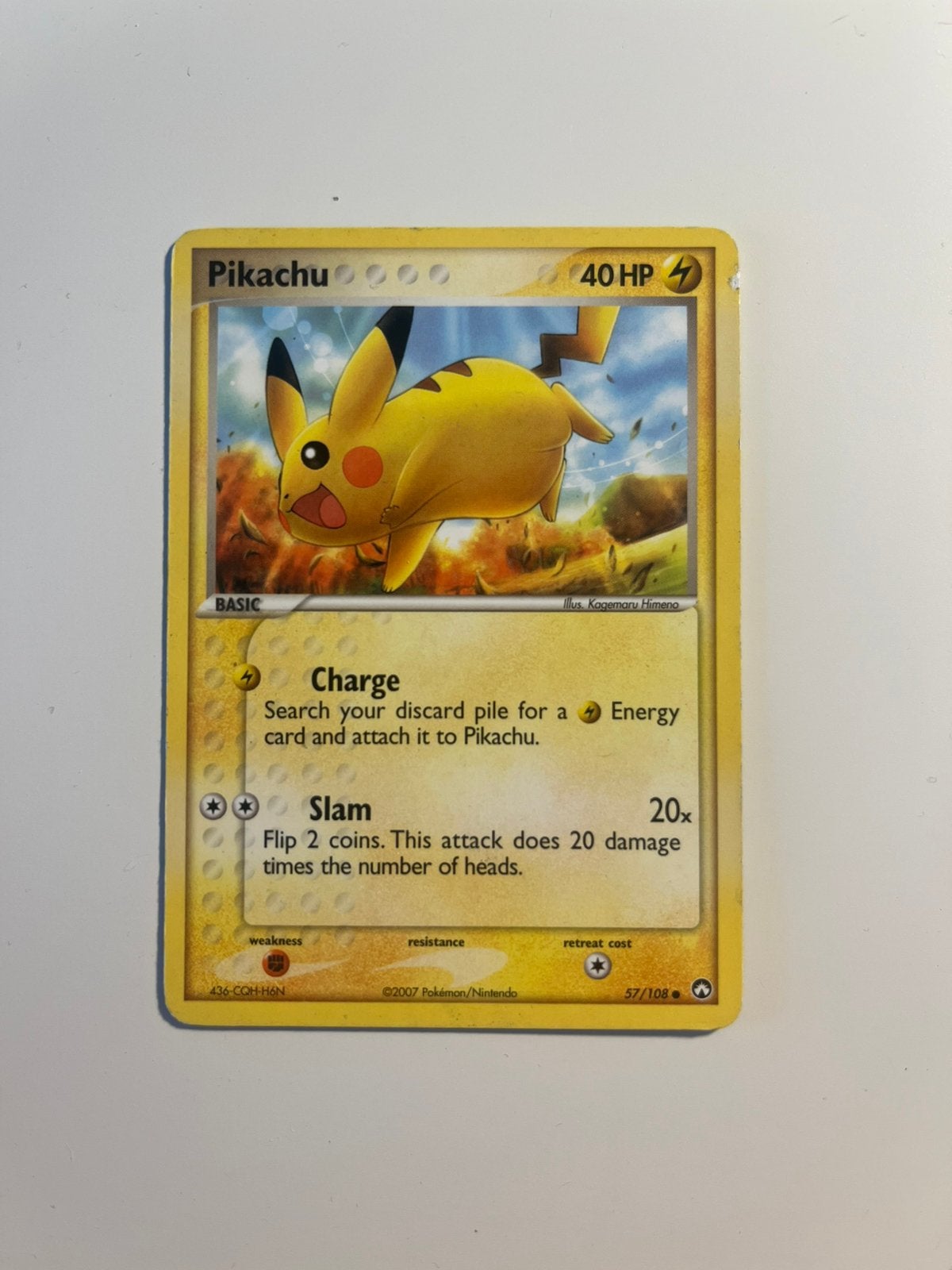 Pikachu - EX Power Keepers - 57/108, Verzenden, Zo goed als nieuw