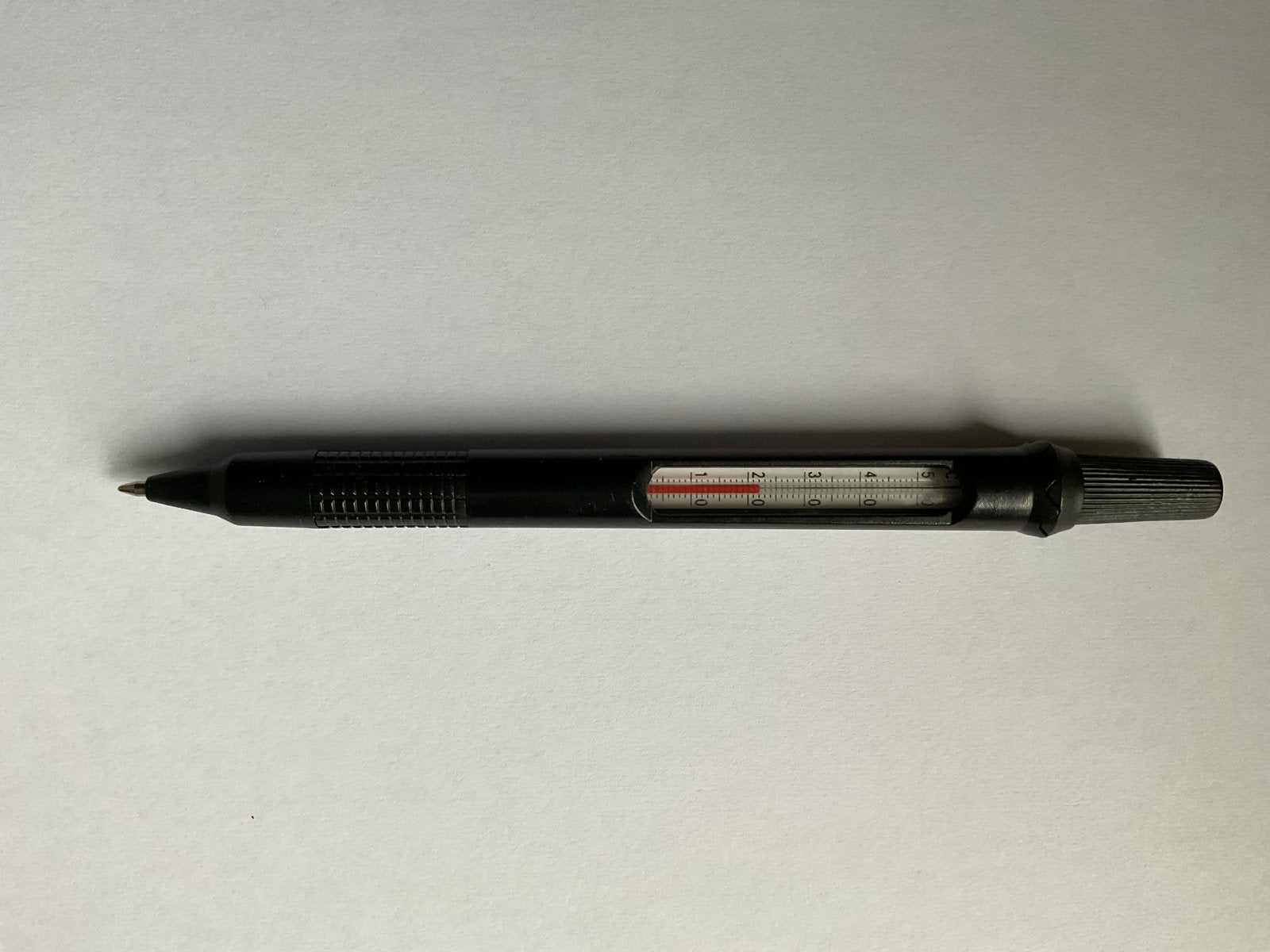 Pen met ingebouwde thermometer, Ophalen of Verzenden, Gebruikt, Balpen, Overige merken