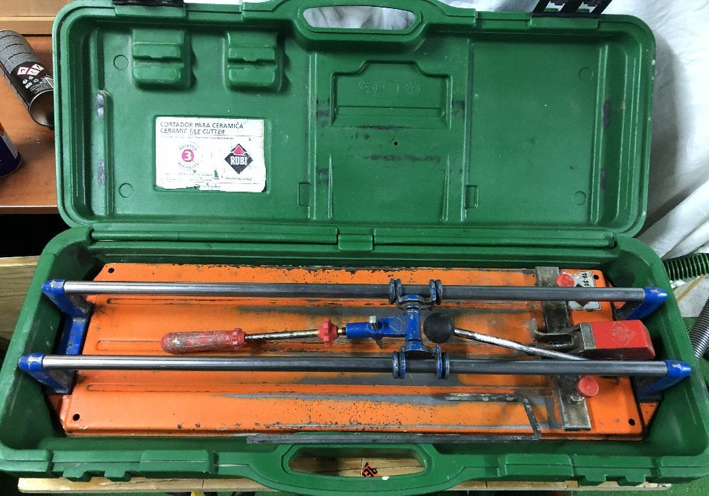 Rubi tegelsnijder TS-50, Ophalen of Verzenden, Gebruikt, Snijgereedschap, Rubi