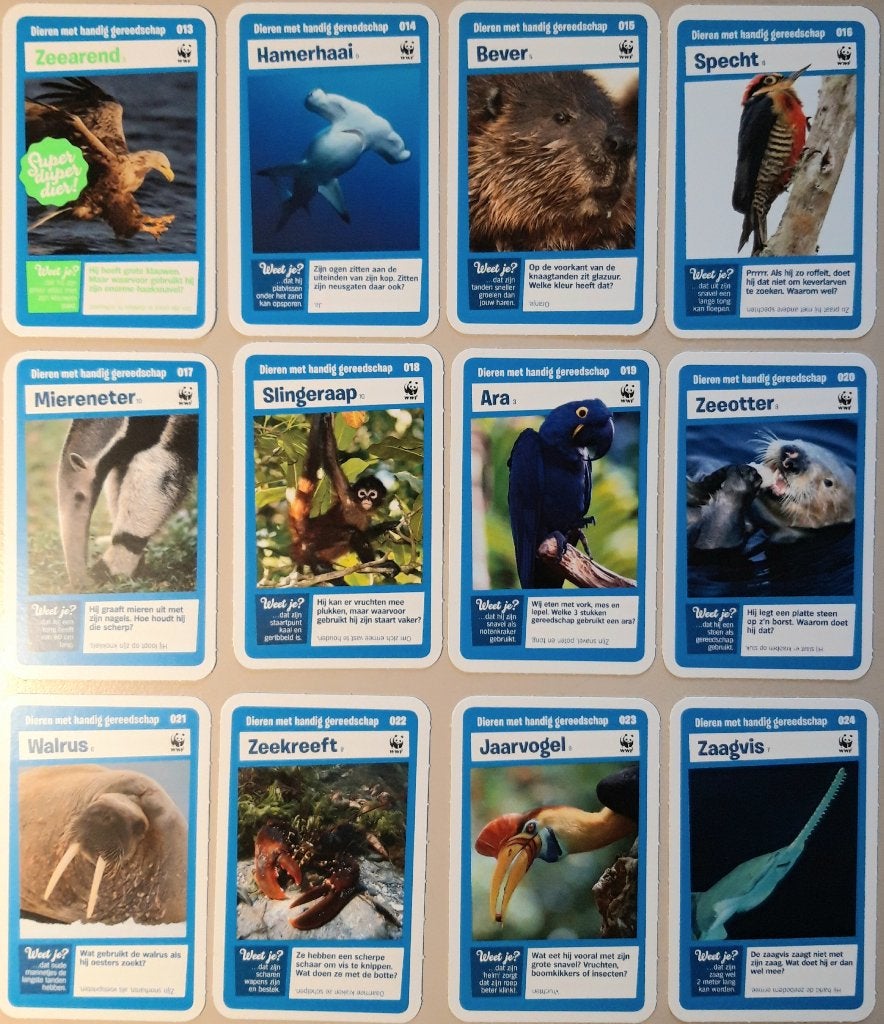Superdieren plaatjes AH groene achterkant - Per serie, Klantenservice@ah.nl, Provincialeweg 11, 1506 MA Zaandam, Albert Heijn