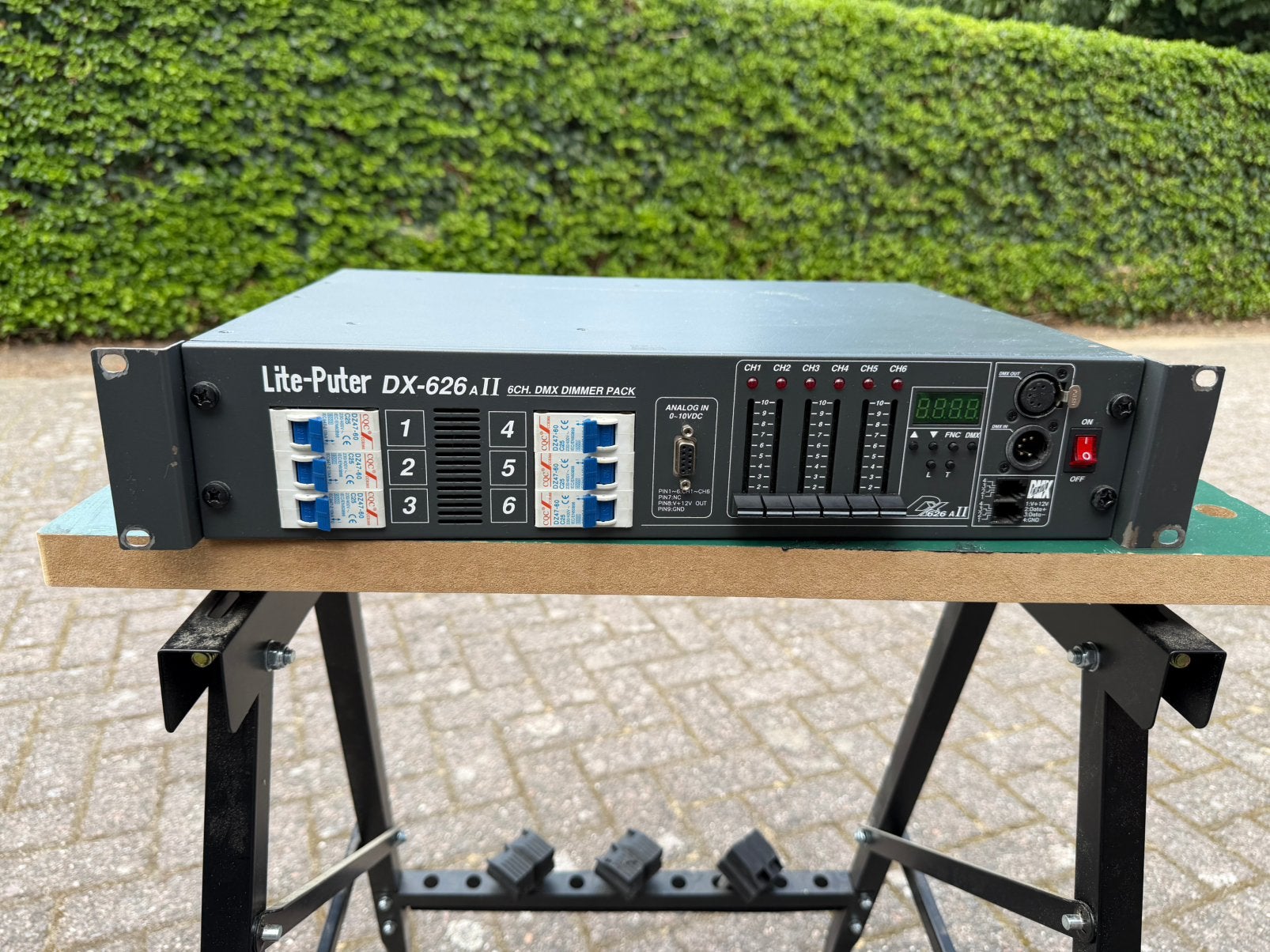 Lite-Puter DX-626A II dimmerpack, Ophalen, Gebruikt