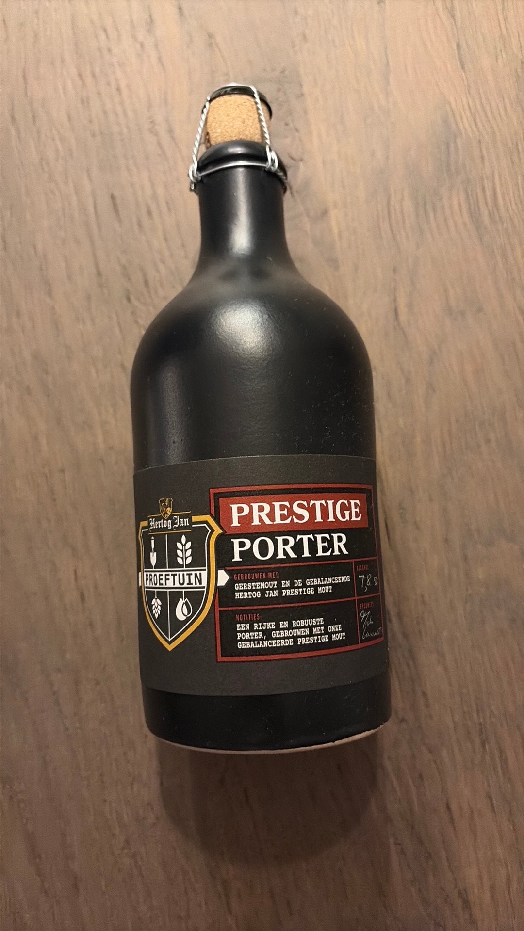 Hertog Jan Proeftuin “prestige porter”, Verzamelen, Verzenden, Zo goed als nieuw, Flesje(s), Hertog Jan