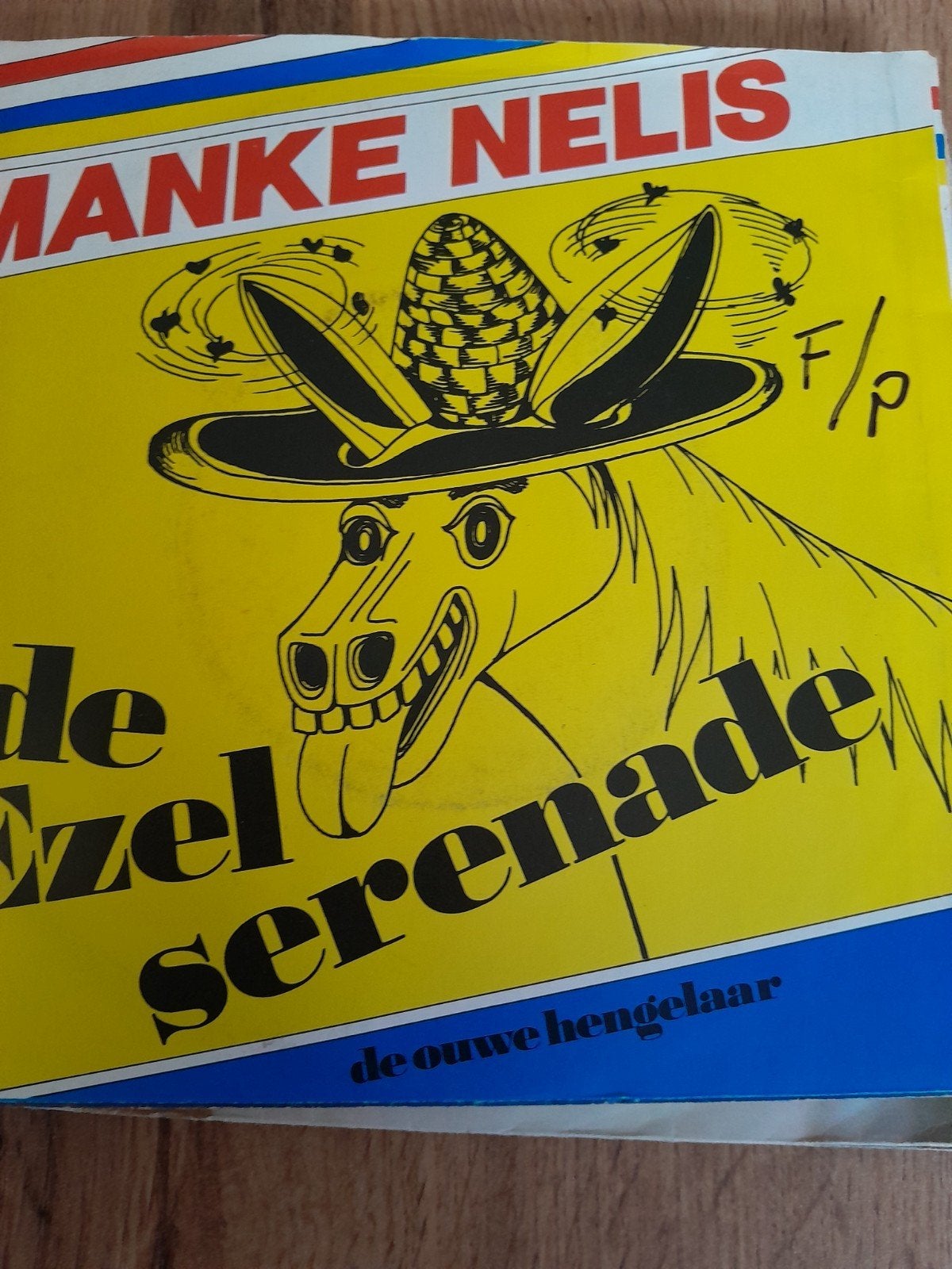 manke nelis 7inch de ezel serenade, Ophalen of Verzenden, Zo goed als nieuw, Pop