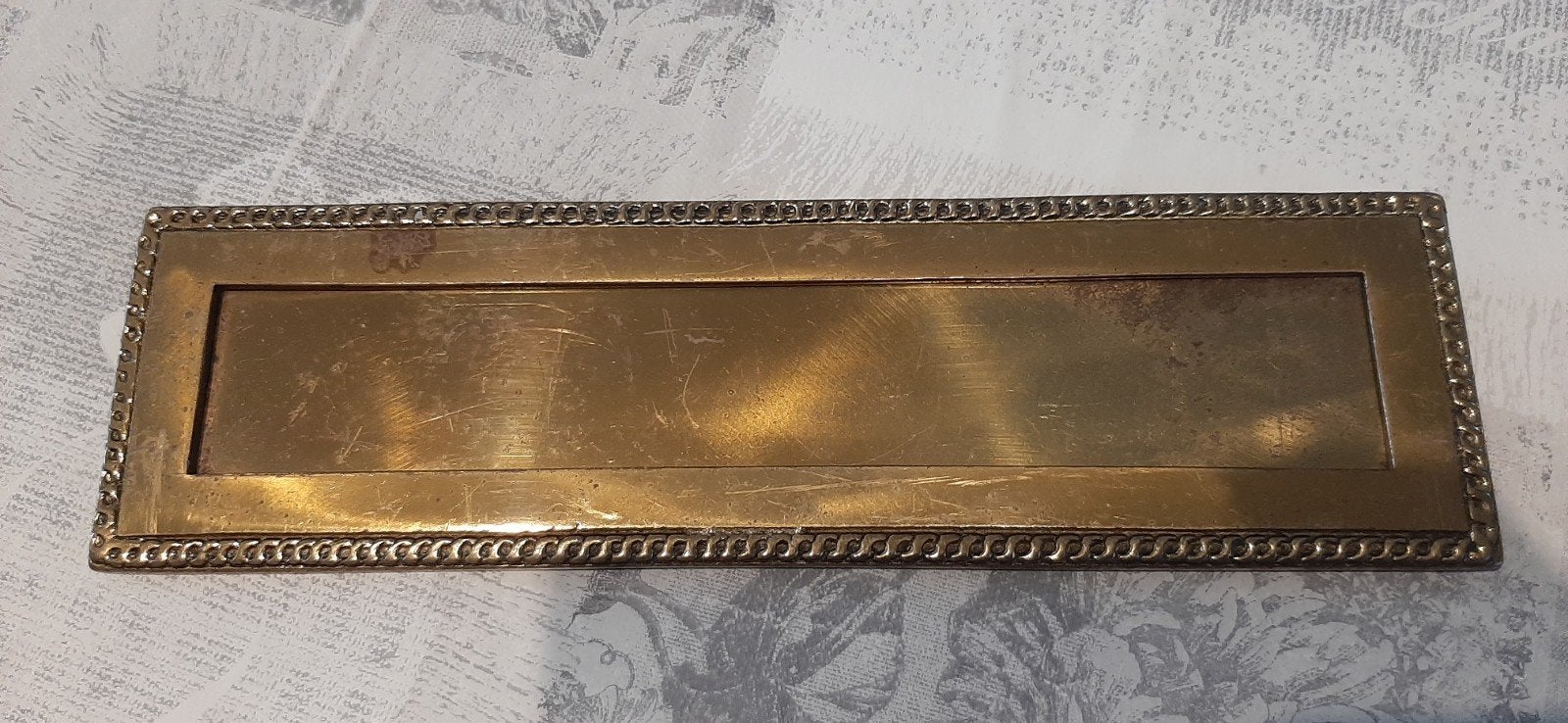messing brievenbus klep., Ophalen, Overige materialen
