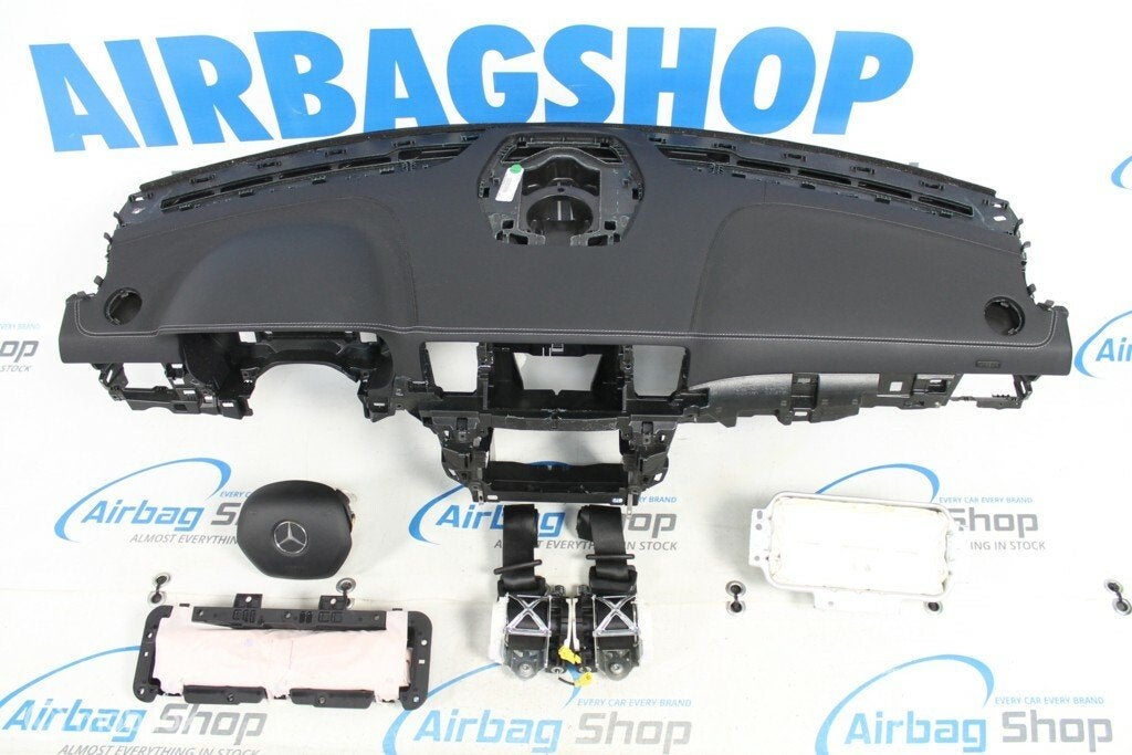 Airbag set - Dashboard zwart leder Mercedes ML klasse W166, Auto-onderdelen, Dashboard en Schakelaars
