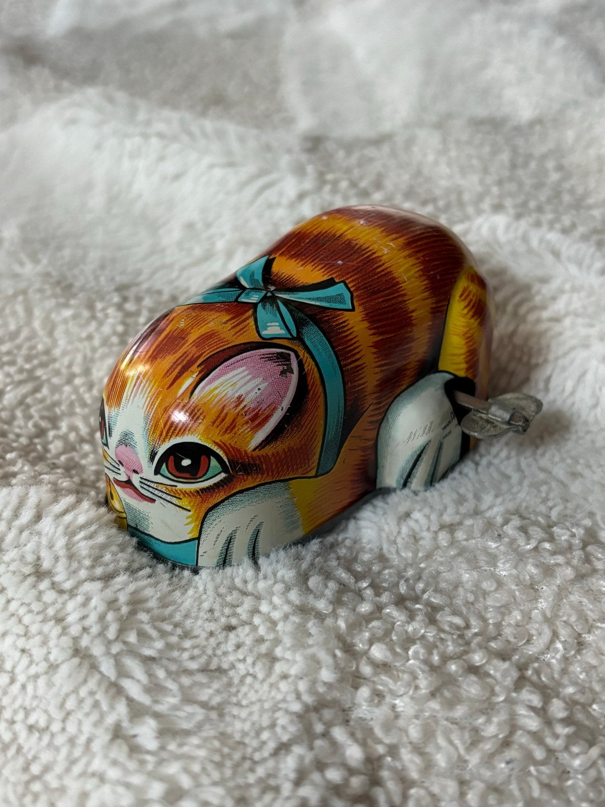 Vintage Japans opwindbare kattenfiguurblikken speelgoed, Ophalen of Verzenden, Gebruikt, Jongen of Meisje