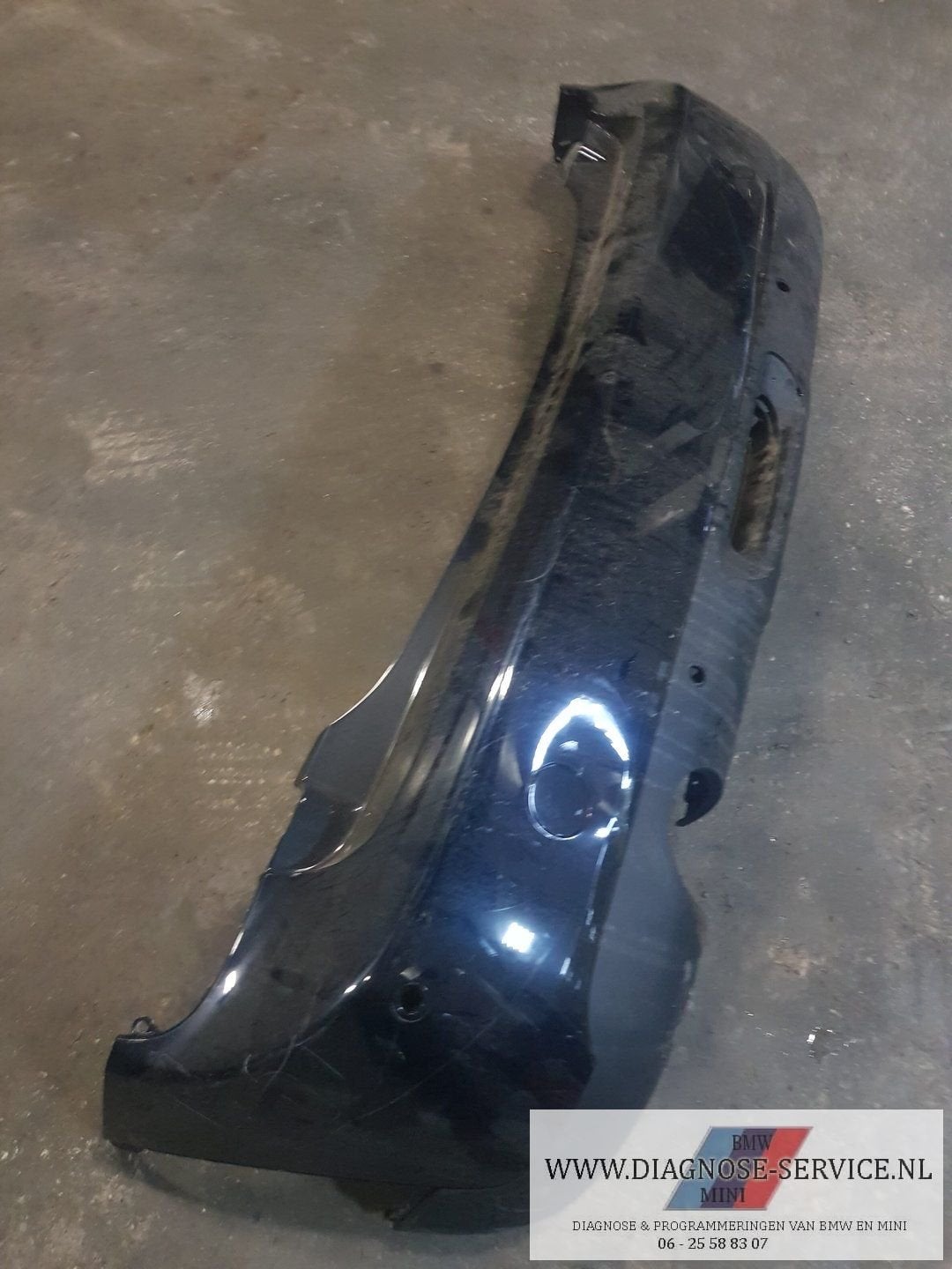 Mini F55 achterbumper met onder lijst voor PDC, Auto-onderdelen, Ophalen, Gebruikt, -, -