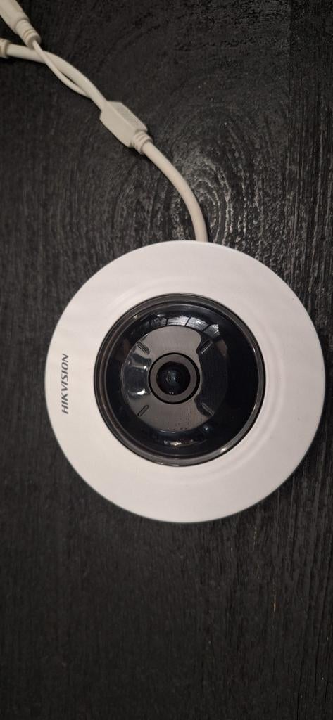 Hikvision DS-2CD2942F Fisheye Netwerk Camera, Ophalen of Verzenden, Zo goed als nieuw, Binnencamera