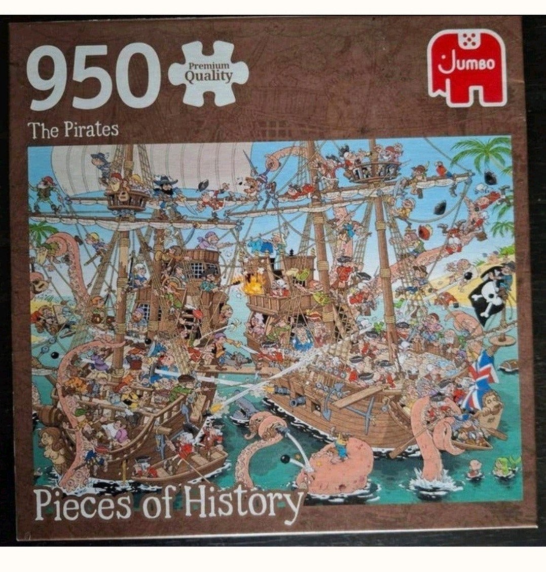 Pieces of history 950 st: the pirates, Hobby en Vrije tijd, Ophalen of Verzenden, 500 t/m 1500 stukjes, Zo goed als nieuw