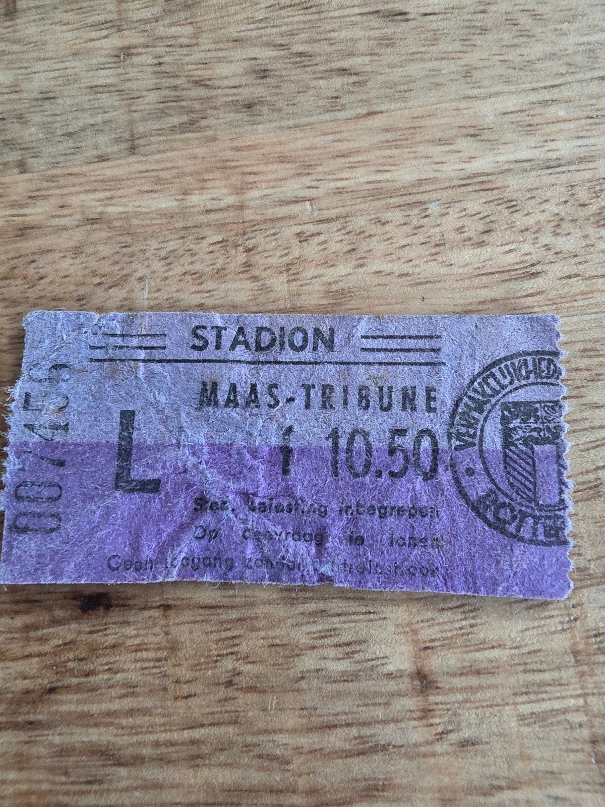 Toegangskaartje De Kuip, Feyenoord, Nederlands Elftal?, Tickets en Kaartjes, Eén persoon