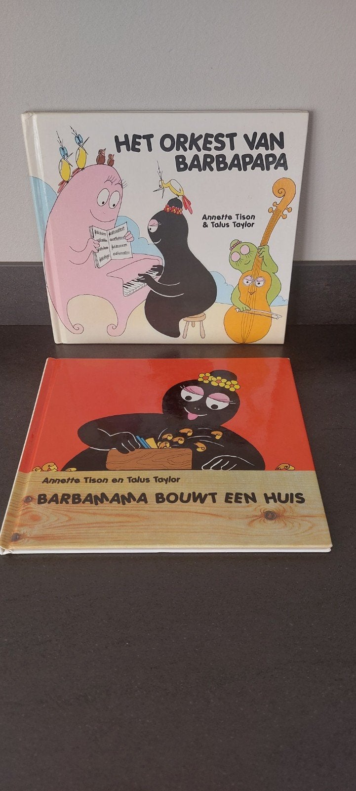 Tison. Barbamama bouwt een huis. Het orkest van Barbapapa., Ophalen of Verzenden, Gelezen, Tison, Prentenboek