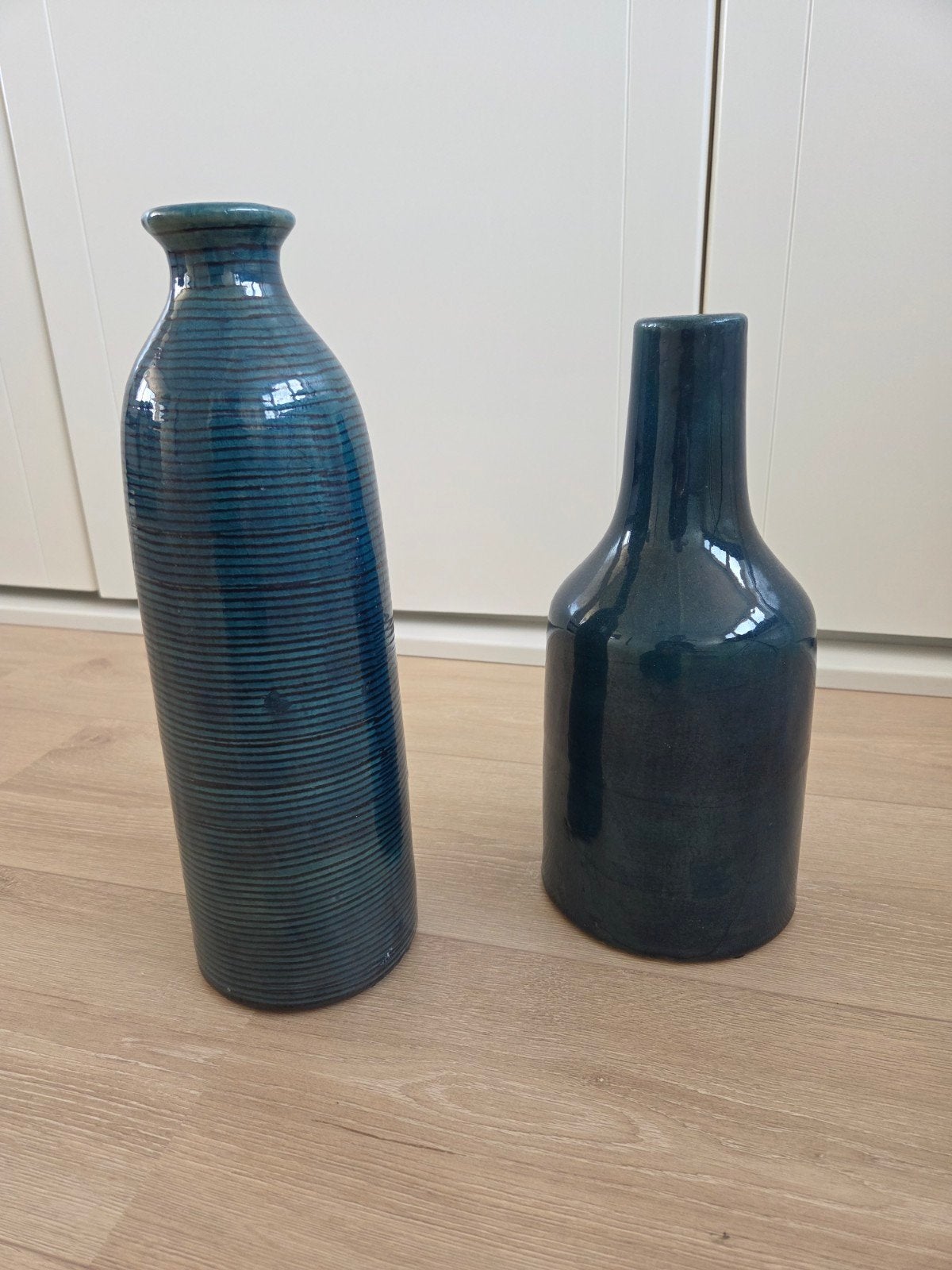 Set van 2 blauwe vazen - decoratief en stijlvol, Ophalen