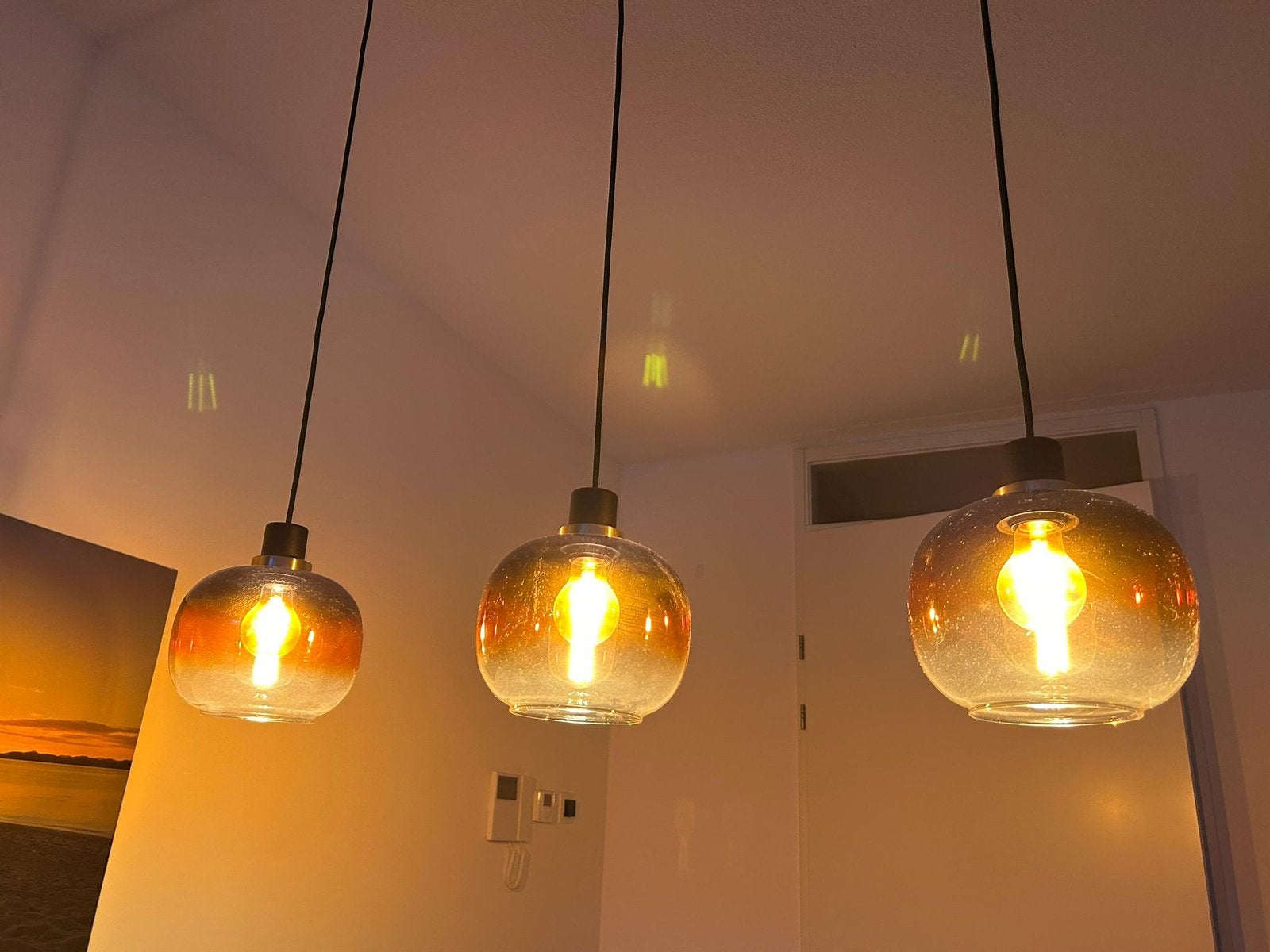 Eettafel lamp, Ophalen of Verzenden, Zo goed als nieuw