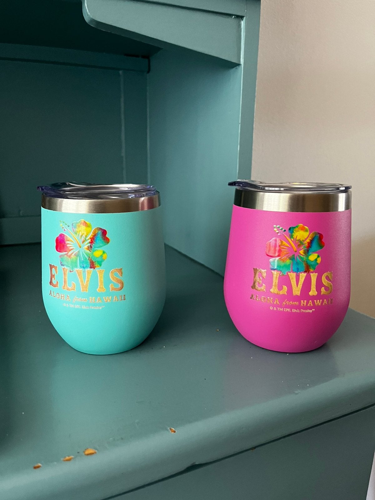 Elvis Presley isolatie (koel) bekers Nieuw. P/st. €20,00., Verzamelen, Muziek, Artiesten en Beroemdheden, Ophalen of Verzenden