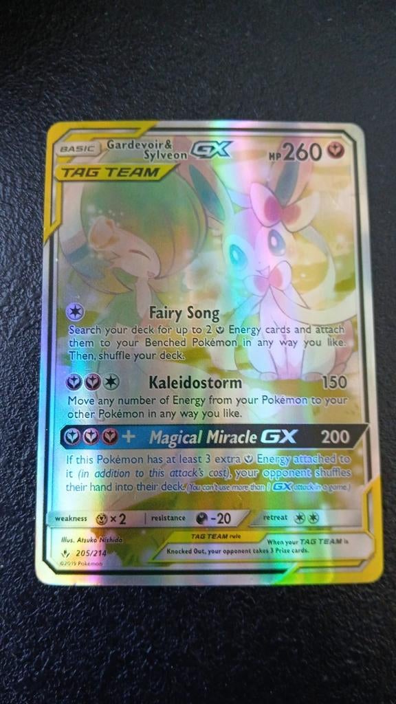 Pokémonkaart Gardevoir & Sylveon, Ophalen of Verzenden, Nieuw, Losse kaart