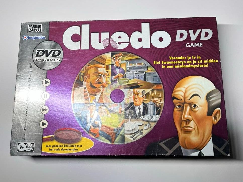 Cluedo DVD Game - Bordspel in nieuwstaat, compleet, Hobby en Vrije tijd, Gezelschapsspellen | Bordspellen, Ophalen of Verzenden